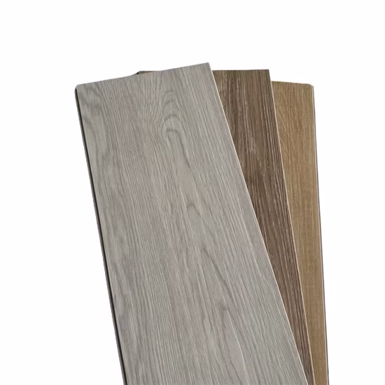 Kostenlose Muster wasserdichter Unilin Click Holzfarben-Kunststoff-starrer Click-Vinyl-PVC-SPC-Bodenbelag mit gutem Preis für Hotel